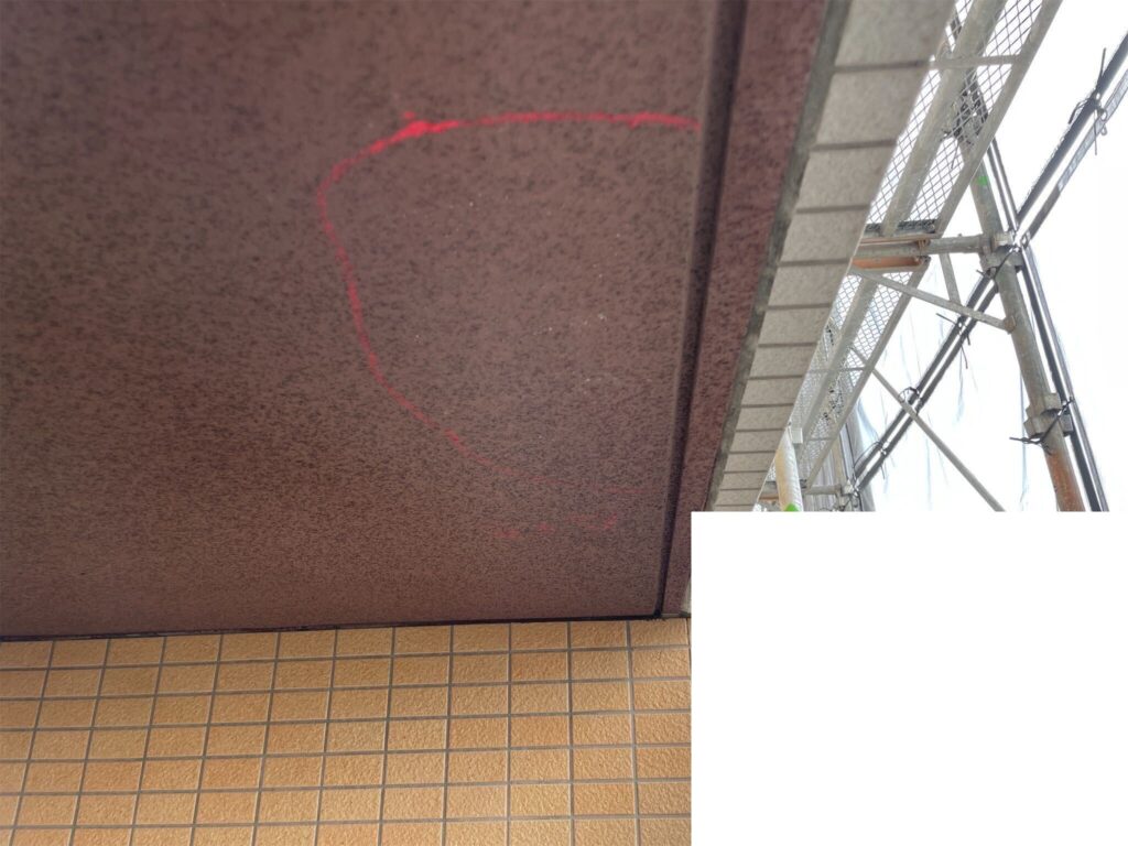 下地補修工事｜施工前（Before）
